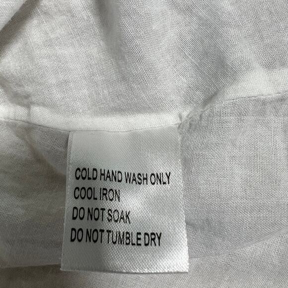 Princess Polly Womens Babydoll Tiered Side Tie Mini Dress White Size 2 Going Out - Picture 6 of 6